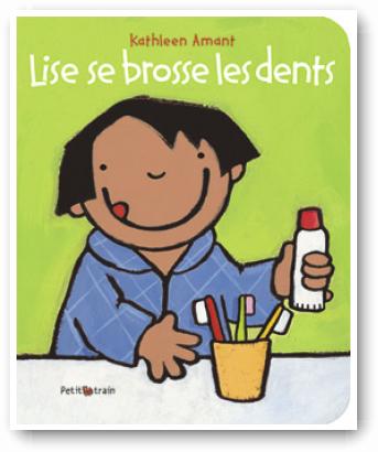Lise et Doudoulapin<br />Lise se brosse les dents